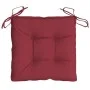 Gartenstuhlkissen 4 Stück aus Oxford-Stoff in Rot gefärbt 40x40x7 cm von vidaXL, Kissen für Stühle und Sofas - Ref: Foro24-36...