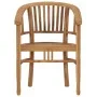 Garden chair 2 units solid teak wood by vidaXL, Garden chairs - Ref: Foro24-49429, Price: 278,18 €, Discount: %