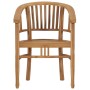 Gartenstuhl 2 Stk. massives Teakholz von vidaXL, Gartenstühle - Ref: Foro24-49429, Preis: 278,95 €, Rabatt: %