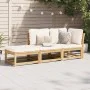 3-teiliges Gartenmöbel-Set mit Akazienholz und Kissen. von vidaXL, Modulare Sofas für den Außenbereich - Ref: Foro24-3214304,...