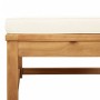 3-teiliges Gartenmöbel-Set mit Akazienholz und Kissen. von vidaXL, Modulare Sofas für den Außenbereich - Ref: Foro24-3214304,...