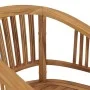Gartenstuhl 2 Stk. massives Teakholz von vidaXL, Gartenstühle - Ref: Foro24-49429, Preis: 278,18 €, Rabatt: %