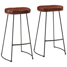 Taburetes de bar Gavin 2 uds marrón oscuro 44x37,5x78 cm by vidaXL, Kitchen stools - Ref: Foro24-358921, Price: 71,56 €, Disc...