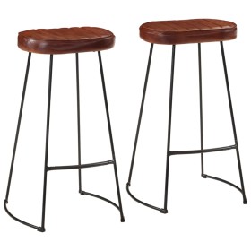 Taburetes de bar Gavin 2 uds marrón oscuro 44x37,5x78 cm by vidaXL, Kitchen stools - Ref: Foro24-358921, Price: 97,63 €, Disc...