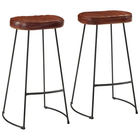 Taburetes de bar Gavin 2 uds marrón oscuro 44x37,5x78 cm by vidaXL, Kitchen stools - Ref: Foro24-358921, Price: 71,56 €, Disc...