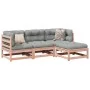 Set de sofás jardín 4 pzas con cojines madera abeto Douglas by vidaXL, Garden sets - Ref: Foro24-3295816, Price: 358,47 €, Di...