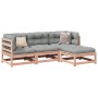 Set de sofás jardín 4 pzas con cojines madera abeto Douglas de vidaXL, Conjuntos de jardín - Ref: Foro24-3295816, Precio: 367...