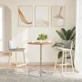 Mesa alta de madera maciza de haya Ø60x89,5 cm de vidaXL, Mesas de cocina y de comedor - Ref: Foro24-3270625, Precio: 94,45 €...