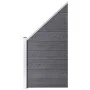 Graues WPC-Zaunelement 95x(105-180) cm von vidaXL, Zaunpaneele - Ref: Foro24-49071, Preis: 133,83 €, Rabatt: %