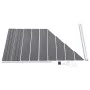 Graues WPC-Zaunelement 95x(105-180) cm von vidaXL, Zaunpaneele - Ref: Foro24-49071, Preis: 133,83 €, Rabatt: %