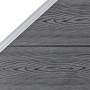 Panel de valla WPC gris 95x(105-180) cm de vidaXL, Paneles de vallas - Ref: Foro24-49071, Precio: 121,83 €, Descuento: %