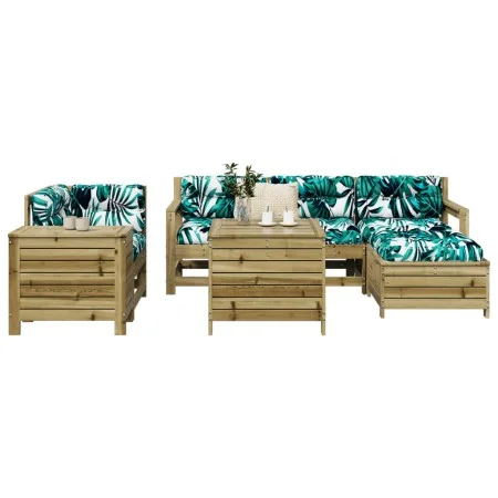 Gartensitzgruppe 7-teilig aus imprägniertem Kiefernholz von vidaXL, Gartensets - Ref: Foro24-3250523, Preis: 482,74 €, Rabatt: %