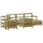 Gartensitzgruppe 7-teilig aus imprägniertem Kiefernholz von vidaXL, Gartensets - Ref: Foro24-3250523, Preis: 482,74 €, Rabatt: %