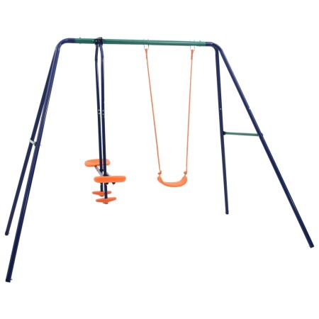 Schaukelset mit 3 Stahlsitzen von vidaXL, Schaukeln und Spielgeräte - Ref: Foro24-92319, Preis: 135,25 €, Rabatt: %