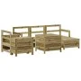 Gartensitzgruppe 7-teilig aus imprägniertem Kiefernholz von vidaXL, Gartensets - Ref: Foro24-3250535, Preis: 491,77 €, Rabatt: %