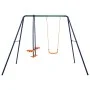 Swing set with 3 steel seats by vidaXL, Swings and play structures - Ref: Foro24-92319, Price: 132,92 €, Discount: %