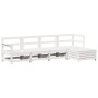 Juego de sofás de jardín 5 piezas madera maciza de pino blanco by vidaXL, Garden sets - Ref: Foro24-3250845, Price: 344,50 €,...