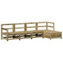 Juego de sofás de jardín 5 piezas madera de pino impregnada de vidaXL, Conjuntos de jardín - Ref: Foro24-3250847, Precio: 320...