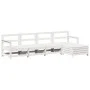 Gartensitzgruppe 5-teilig Massivholz Kiefer Weiß von vidaXL, Gartensets - Ref: Foro24-3250853, Preis: 339,20 €, Rabatt: %