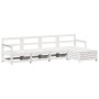 Gartensitzgruppe 5-teilig Massivholz Kiefer Weiß von vidaXL, Gartensets - Ref: Foro24-3250853, Preis: 343,81 €, Rabatt: %