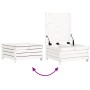 Gartensitzgruppe 5-teilig Massivholz Kiefer Weiß von vidaXL, Gartensets - Ref: Foro24-3250853, Preis: 343,81 €, Rabatt: %