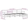 Gartensitzgruppe 5-teilig Massivholz Kiefer Weiß von vidaXL, Gartensets - Ref: Foro24-3250853, Preis: 339,20 €, Rabatt: %