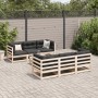 Juego de sofás de jardín 7 piezas madera maciza de pino by vidaXL, Garden sets - Ref: Foro24-3299297, Price: 426,95 €, Discou...