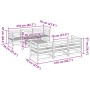 Juego de sofás de jardín 7 piezas madera maciza de pino by vidaXL, Garden sets - Ref: Foro24-3299297, Price: 426,95 €, Discou...