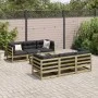 Gartensofa-Set, 7-teilig, mit Kissen, imprägnierte Kiefernholzmöbel von vidaXL, Gartensets - Ref: Foro24-3299304, Preis: 683,...
