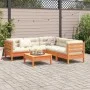 Set de sofás jardín 6 pzas con cojines madera pino marrón cera by vidaXL, Garden sets - Ref: Foro24-3299449, Price: 506,65 €,...