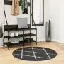 Modernder langer Teppich PAMPLONA in Schwarz und Creme Ø 100 cm von vidaXL, Teppiche - Ref: Foro24-375420, Preis: 29,94 €, Ra...