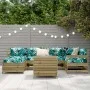 Juego de sofás de jardín 7 pzas madera de pino impregnada by vidaXL, Garden sets - Ref: Foro24-3250975, Price: 473,44 €, Disc...