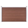 Brauner WPC-Gartenzaun 180x105 cm von vidaXL, Zaunpaneele - Ref: Foro24-49072, Preis: 217,20 €, Rabatt: %