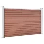 Brauner WPC-Gartenzaun 180x105 cm von vidaXL, Zaunpaneele - Ref: Foro24-49072, Preis: 183,59 €, Rabatt: %