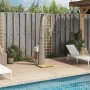 Außendusche aus PE-Rattan und grauem Akazienholz 55x60x224 cm. von vidaXL, Pool- und Spa-Zubehör - Ref: Foro24-368210, Preis:...
