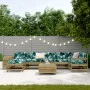 Gartensitzgruppe 9-teilig aus imprägniertem Kiefernholz von vidaXL, Gartensets - Ref: Foro24-3250659, Preis: 541,11 €, Rabatt: %