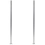Zaunpfosten 2 Stück Aluminium 185 cm von vidaXL, Zaunpfosten - Ref: Foro24-49076, Preis: 151,86 €, Rabatt: %