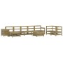 Gartensitzgruppe 10-teilig aus imprägniertem Kiefernholz von vidaXL, Gartensets - Ref: Foro24-3250667, Preis: 652,49 €, Rabat...