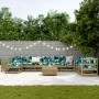 Juego de sofás de jardín 10 pzas madera de pino impregnada by vidaXL, Garden sets - Ref: Foro24-3250667, Price: 652,49 €, Dis...