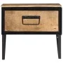 Mesita de noche madera maciza de mango 40x35x40 cm de vidaXL, Mesitas de noche - Ref: Foro24-358916, Precio: 53,71 €, Descuen...