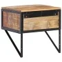 Mesita de noche madera maciza de mango 40x35x40 cm de vidaXL, Mesitas de noche - Ref: Foro24-358916, Precio: 53,71 €, Descuen...