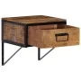 Mesita de noche madera maciza de mango 40x35x40 cm de vidaXL, Mesitas de noche - Ref: Foro24-358916, Precio: 53,71 €, Descuen...