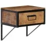 Mesita de noche madera maciza de mango 40x35x40 cm de vidaXL, Mesitas de noche - Ref: Foro24-358916, Precio: 53,71 €, Descuen...