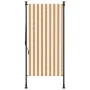 Persiana enrollable exterior tela acero naranja y blanco de vidaXL, Toldos - Ref: Foro24-368769, Precio: 64,87 €, Descuento: %