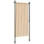 Außenrollo aus Stoff und Stahl in Orange und Weiß. von vidaXL, Markisen - Ref: Foro24-368769, Preis: 64,87 €, Rabatt: %