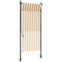 Persiana enrollable exterior tela acero naranja y blanco de vidaXL, Toldos - Ref: Foro24-368769, Precio: 64,87 €, Descuento: %