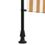Persiana enrollable exterior tela acero naranja y blanco de vidaXL, Toldos - Ref: Foro24-368769, Precio: 64,87 €, Descuento: %