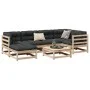 7-teiliges Gartensofa-Set aus massivem Kiefernholz. von vidaXL, Gartensets - Ref: Foro24-3299530, Preis: 368,06 €, Rabatt: %