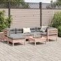 Gartensofa-Set, 7-teilig, mit Kissen aus Douglasien-Fichtenholz. von vidaXL, Gartensets - Ref: Foro24-3299539, Preis: 581,60 ...
