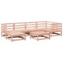 Juego de sofás de jardín 7 pzas madera maciza de abeto Douglas by vidaXL, Garden sets - Ref: Foro24-3299532, Price: 372,57 €,...